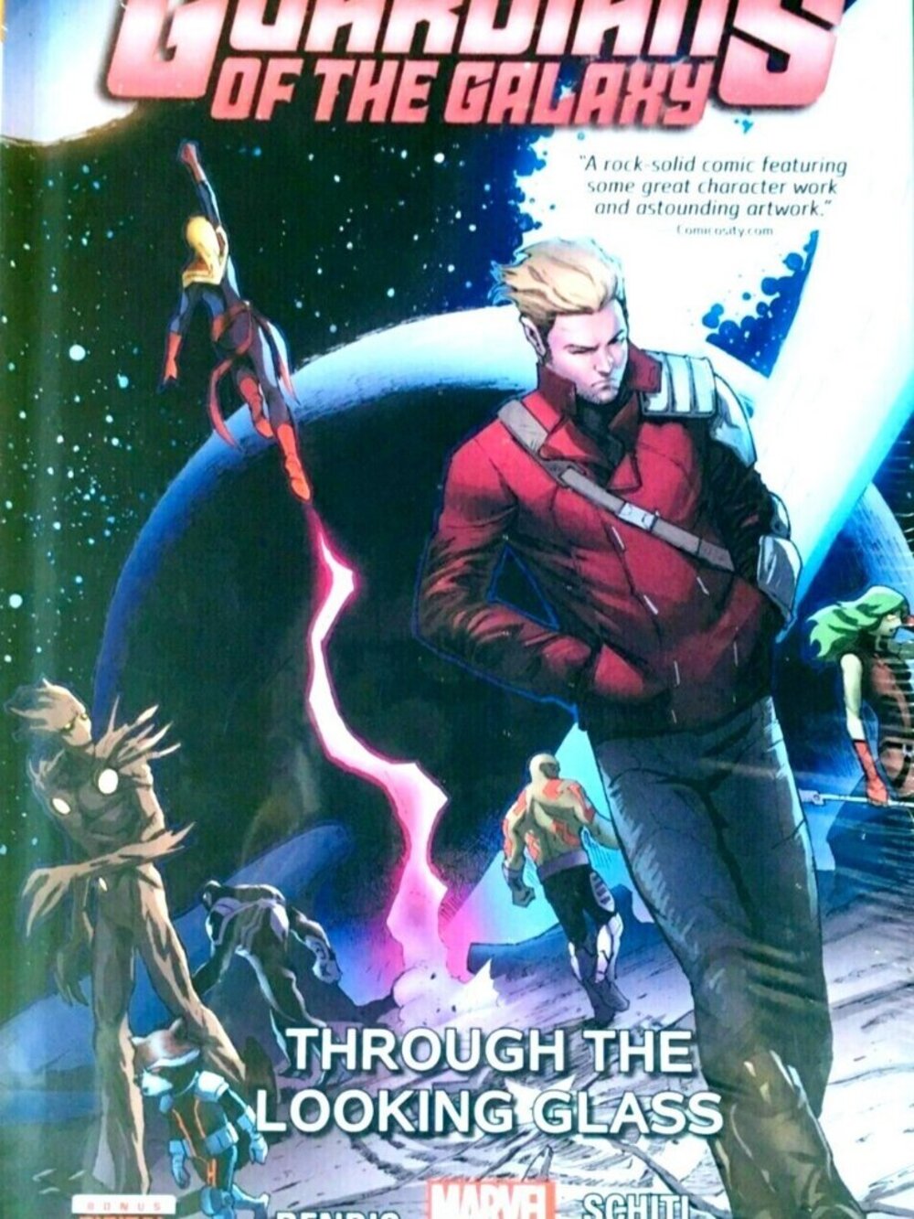 Guardians Of The Galaxy Comic Book "Through The Looking Glass" By Marvel NOW!